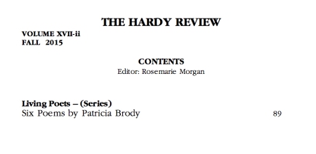 The Hardy Review_Content Pg-